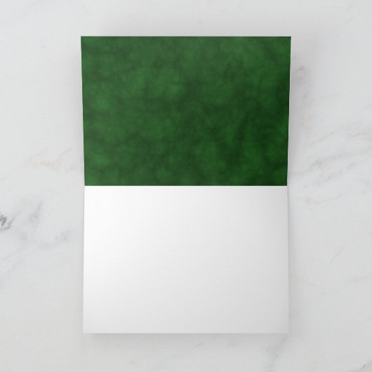 Leopard Extravagante Weihnachtskarte Feiertagskarte (Innenseite)