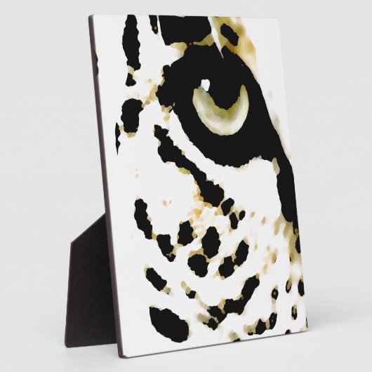 Leopard Eye Fotoplatte (Seite)