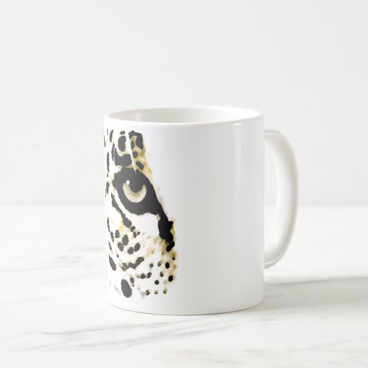 Leopard Eye Kaffeetasse (VorderseiteRechts)