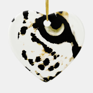 Leopard Eye Keramikornament