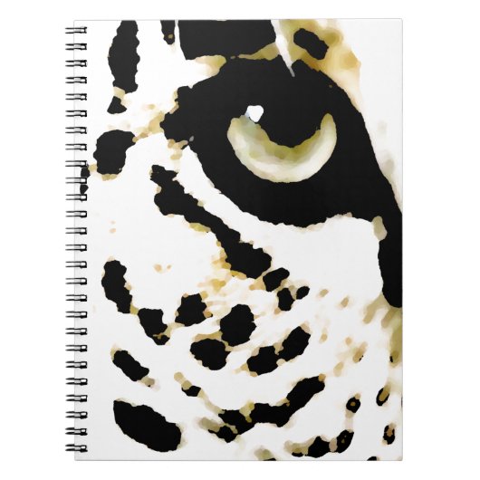 Leopard Eye Notizblock (Vorderseite)