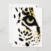 Leopard Eye Postkarte (Vorne/Hinten)