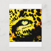 Leopard Eye Postkarte (Vorderseite)