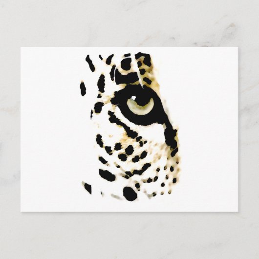 Leopard Eye Postkarte (Vorderseite)