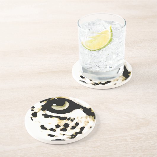 Leopard Eye Sandstein Untersetzer (Seite)