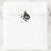 Leopard Eye Stern-Aufkleber (Tasche)