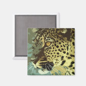 Leopard Eyes Magnet (Vorderseite/Rückseite)
