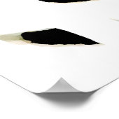 Leopard Eyes Poster - Pop Art Wilde Tiere (Ecke)