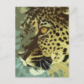 Leopard Eyes Postkarte (Vorderseite)