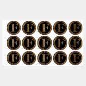 Leopard F Etiketten (Blatt)