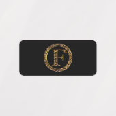 Leopard F Etiketten (Design 2)