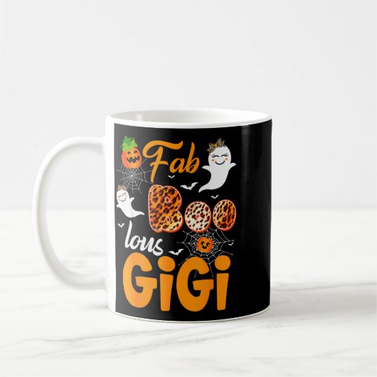 Leopard Fab Boo Lous Gigi Soky Halloween Costume G Kaffeetasse (Links)