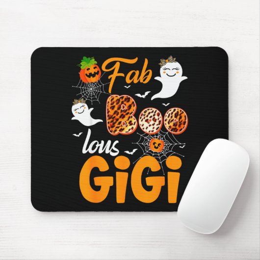 Leopard Fab Boo Lous Gigi Soky Halloween Costume G Mousepad (Mit Mouse)
