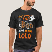 Leopard Fab Boo Lous Lolo Spooky Halloween-Kostüm T-Shirt (Vorderseite)