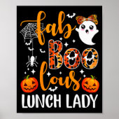 Leopard Fab Boo Lous Lunch Lady Matching Group Tee Poster (Vorne)