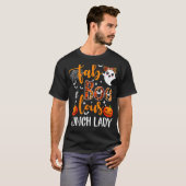 Leopard Fab Boo Lous Lunch Lady Team Teacher Hallo T-Shirt (Vorne ganz)