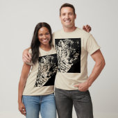 Leopard Face Eleganter Pop T-Shirt (Unisex)