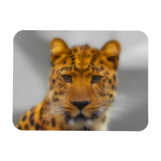 Leopard Face Magnet (Horizontal)