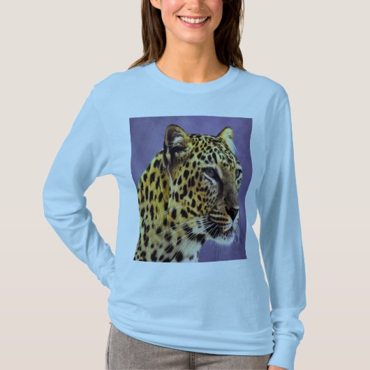 Leopard Face T-Shirt (Vorderseite)
