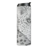 Leopard Face Thermal Tumbler Thermosbecher (Nach links gedreht)