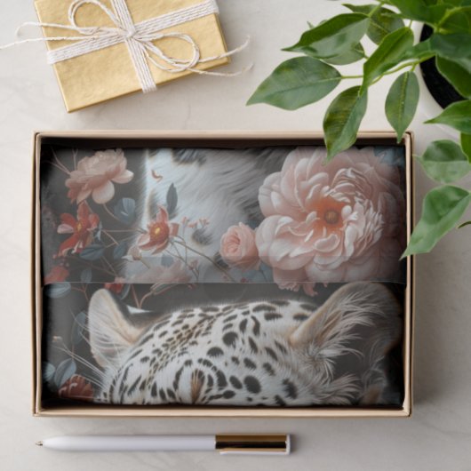 Leopard Fantasy1 Seidenpapier (Geschenk)