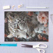 Leopard Fantasy1 Seidenpapier (Handwerk)