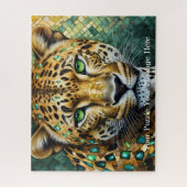 Leopard Fantasy-Gemälde Mosaik Diamant Puzzle (Vertikal)