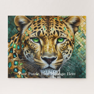 Leopard Fantasy-Gemälde Mosaik Diamant Puzzle