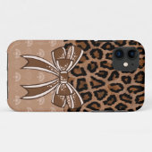 Léopard Fashion Noeud Case-Mate iPhone Hülle (Rückseite (Horizontal))