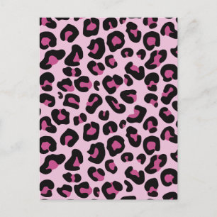 Leopard Feiertagspostkarte