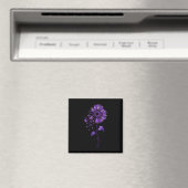 Leopard Fibromyalgie Bewusstsein Lila Band Magnet (In Situ (Geschirrspüler))