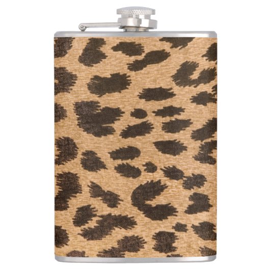 Leopard Flask Flachmann (Vorderseite)