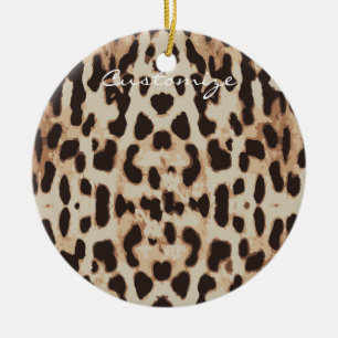 Leopard-Flecken-Muster Thunder_Cove Keramik Ornament