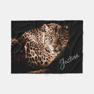 Leopard Fleecedecke
