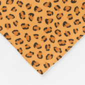 Leopard Fleecedecke (Ecke)