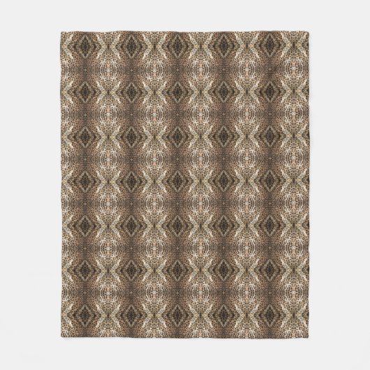 LEOPARD FLEECEDECKE (Vorderseite)