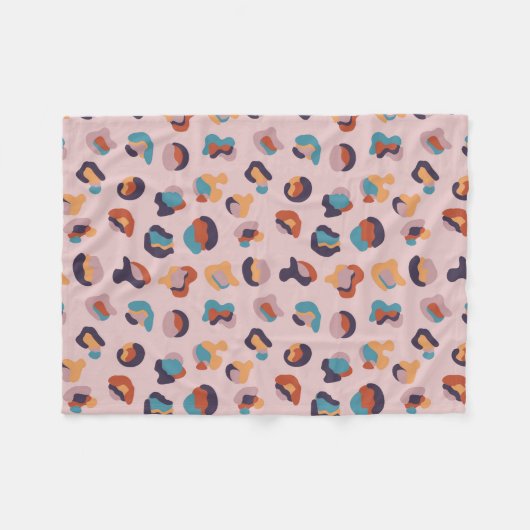 Leopard Fleecedecke (Vorderseite (Horizontal))