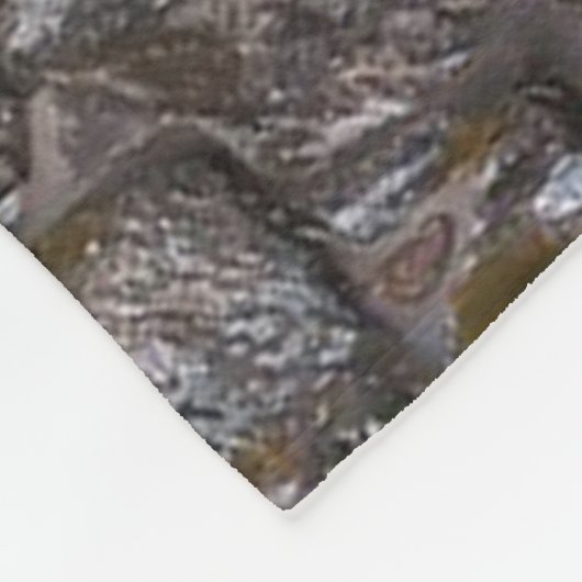 Leopard Fleecedecke (Ecke)