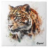 Leopard Fliese (Vorderseite)