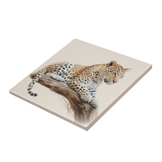 Leopard Fliese (Seite)