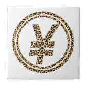 Leopard-¥ Fliese (Vorderseite)