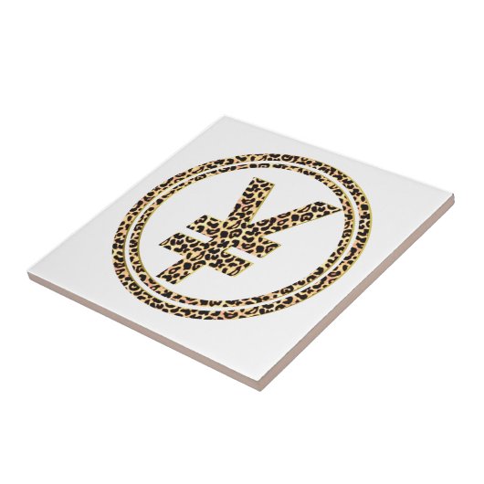 Leopard-¥ Fliese (Seite)