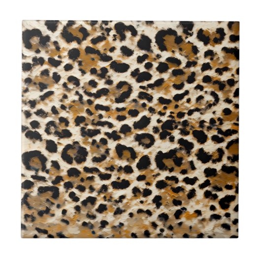 Leopard Fliese (Vorderseite)