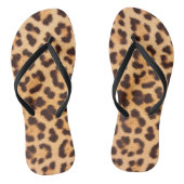 Leopard-Flip-Flops Badesandalen (Fußbett)