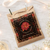 Leopard Floral Brautparty Vielen Dank Geschenktütchen (Ausgeschnitten)