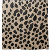 Leopard Flüsterer  Duschvorhang (Vorderseite)