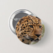 Leopard-Foto Button (Vorne & Hinten)