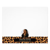 Leopard Foto Graduation Party Signing Guest (Vorne)