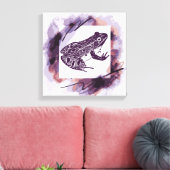 Leopard Frog Leinwanddruck (Insitu (Wohnzimmer))