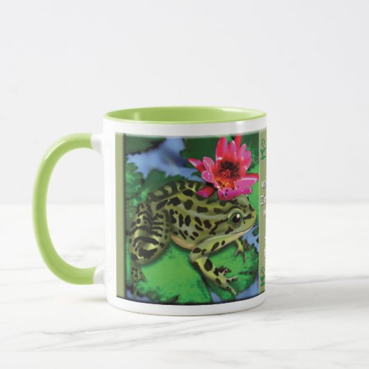 Leopard Frog Tasse (Links)